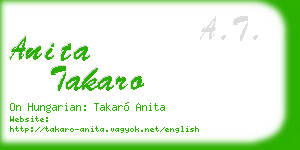 anita takaro business card
